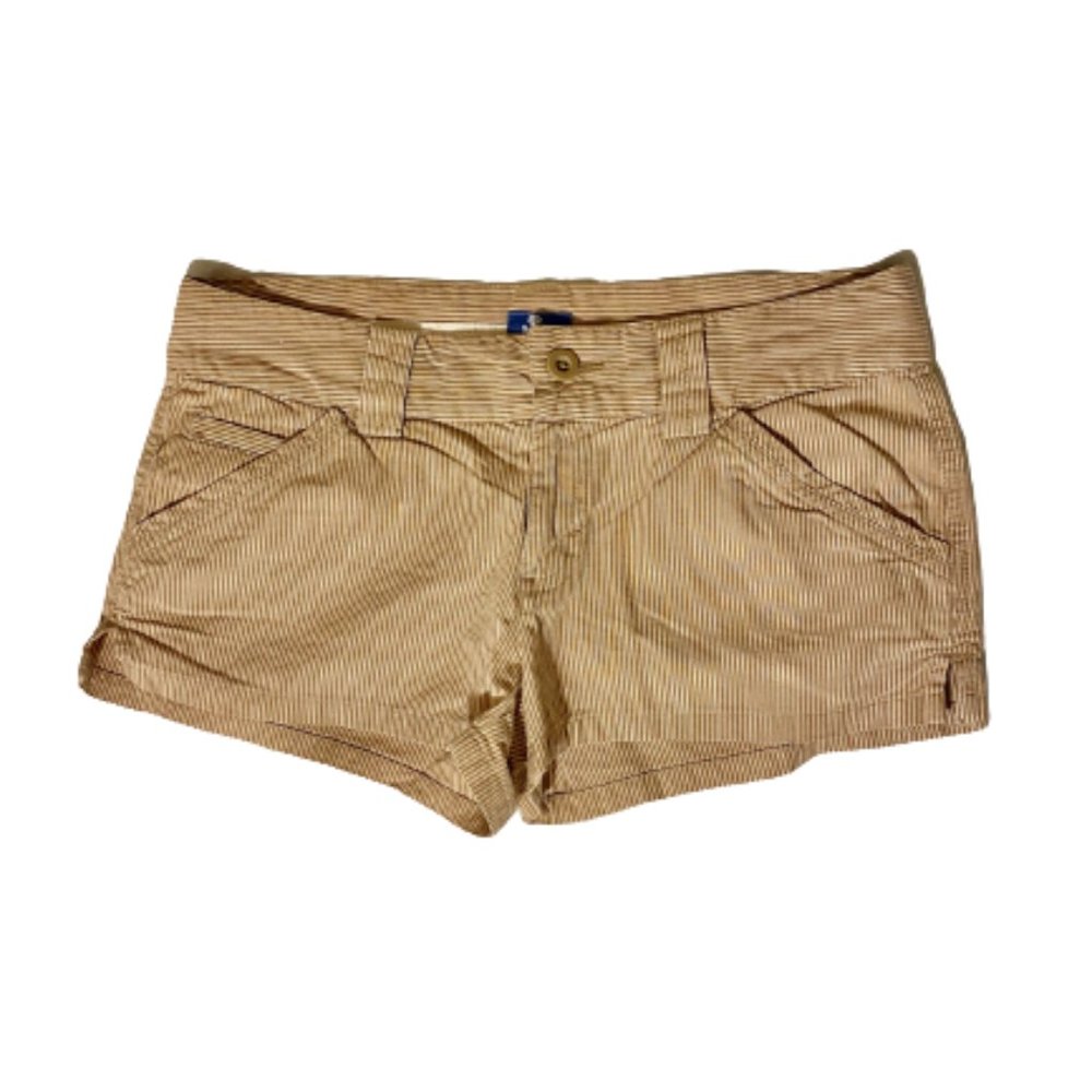 Lilu Khaki Pinstriped Short Size 5